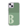 Slim Protection Case［ Original - initial two tone - B green ］