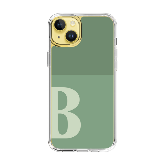 Slim Protection Case［ Original - initial two tone - B green ］