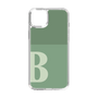 Slim Protection Case［ Original - initial two tone - B green ］