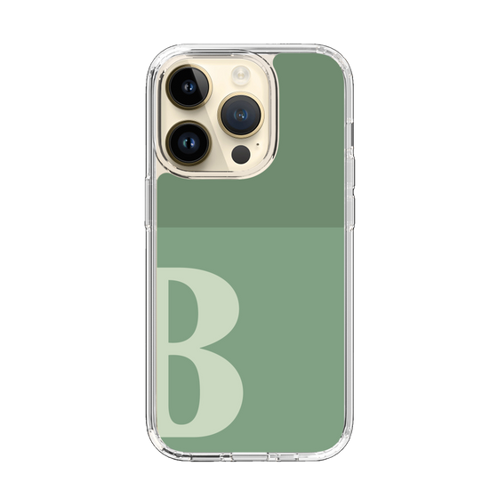 Slim Protection Case［ Original - initial two tone - B green ］
