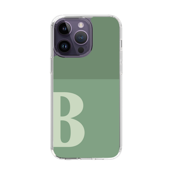 Slim Protection Case［ Original - initial two tone - B green ］