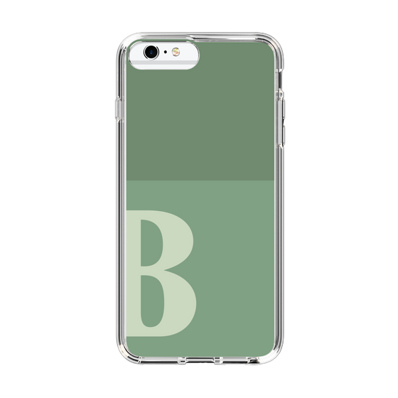 Slim Protection Case［ Original - initial two tone - B green ］