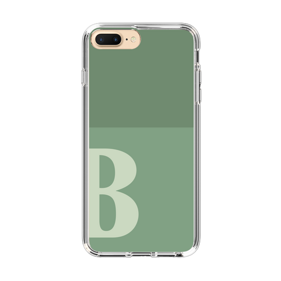Slim Protection Case［ Original - initial two tone - B green ］