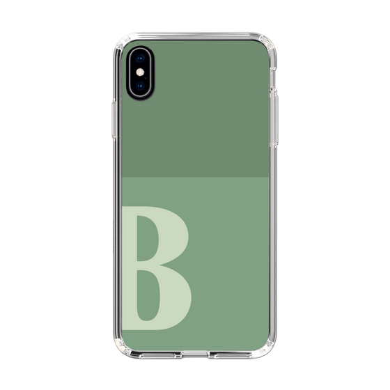 Slim Protection Case［ Original - initial two tone - B green ］