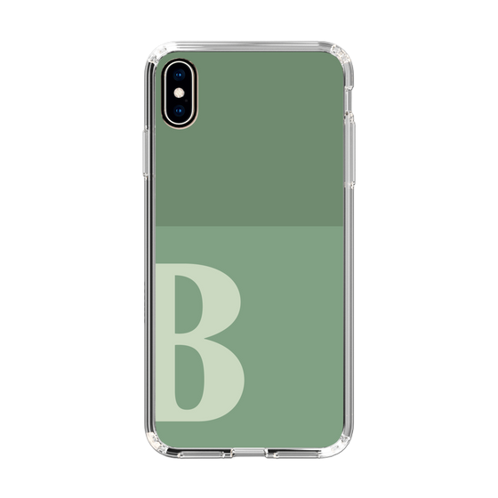 Slim Protection Case［ Original - initial two tone - B green ］