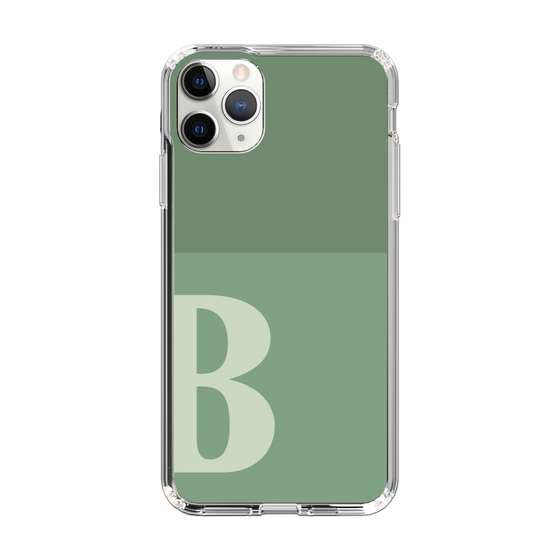 Slim Protection Case［ Original - initial two tone - B green ］
