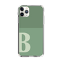 Slim Protection Case［ Original - initial two tone - B green ］