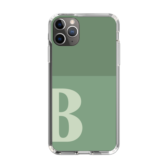 Slim Protection Case［ Original - initial two tone - B green ］