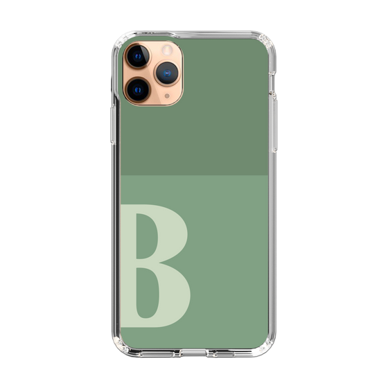 Slim Protection Case［ Original - initial two tone - B green ］