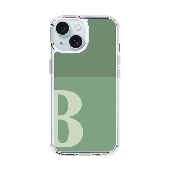 Slim Protection Case［ Original - initial two tone - B green ］