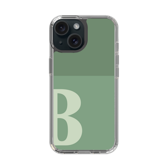 Slim Protection Case［ Original - initial two tone - B green ］