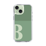 Slim Protection Case［ Original - initial two tone - B green ］