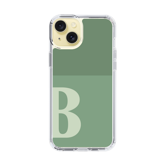 Slim Protection Case［ Original - initial two tone - B green ］
