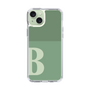 Slim Protection Case［ Original - initial two tone - B green ］