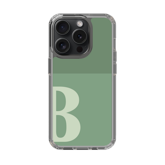 Slim Protection Case［ Original - initial two tone - B green ］