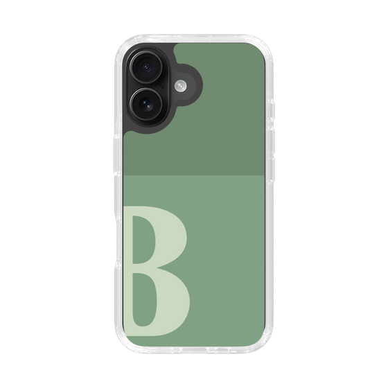 Slim Protection Case［ オリジナル - initial two tone - B green ］