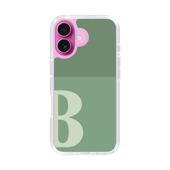 Slim Protection Case［ オリジナル - initial two tone - B green ］