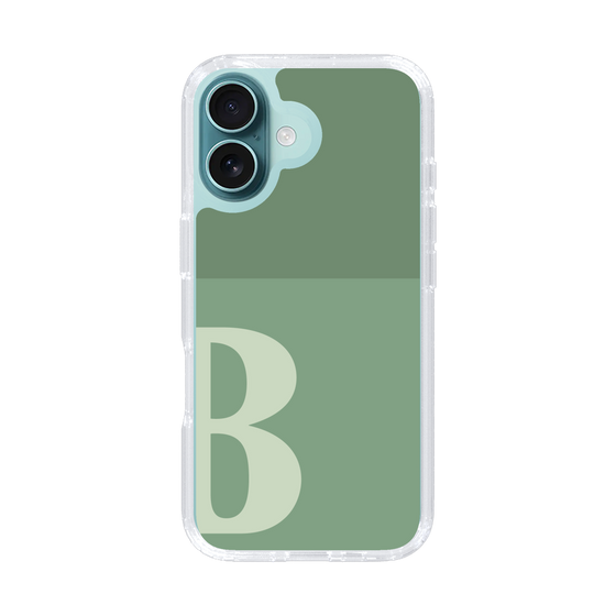 Slim Protection Case［ オリジナル - initial two tone - B green ］