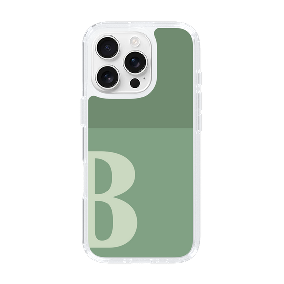 Slim Protection Case［ オリジナル - initial two tone - B green ］