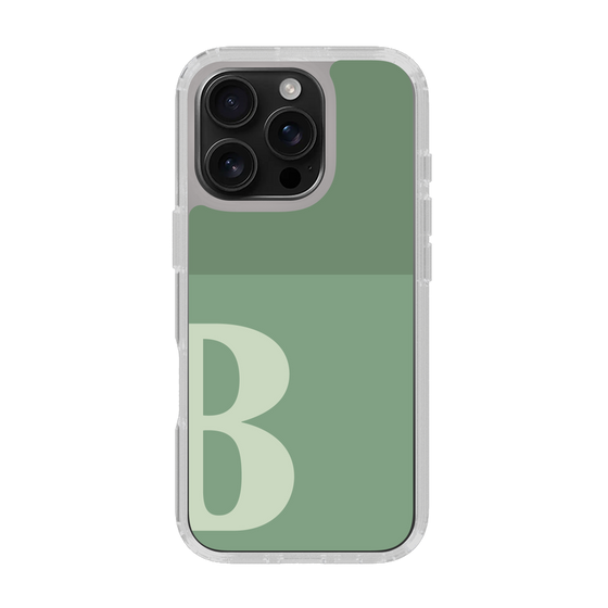 Slim Protection Case［ オリジナル - initial two tone - B green ］