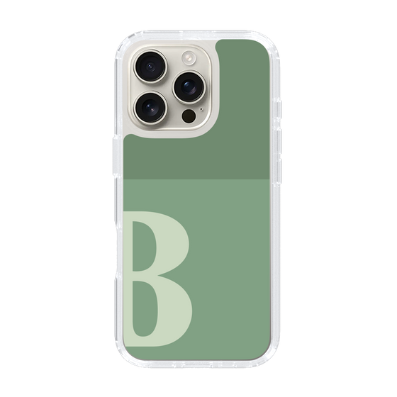Slim Protection Case［ オリジナル - initial two tone - B green ］