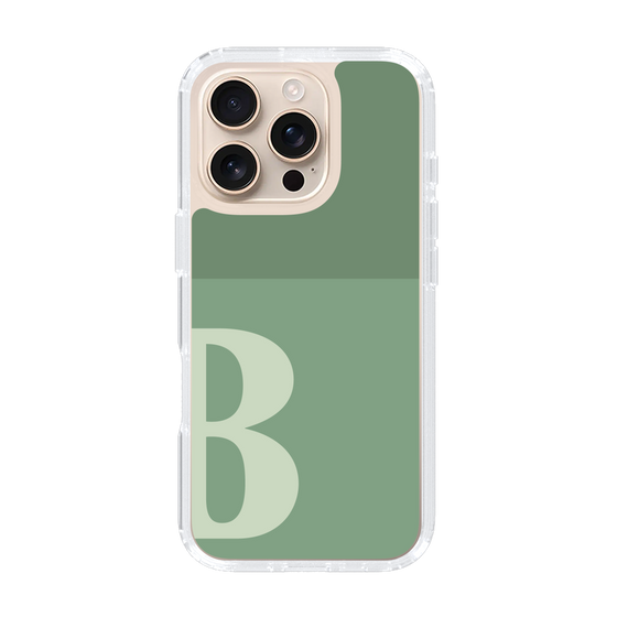 Slim Protection Case［ オリジナル - initial two tone - B green ］