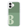Slim Protection Case［ オリジナル - initial two tone - B green ］