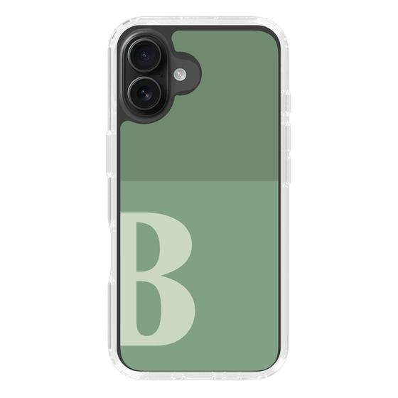 Slim Protection Case［ オリジナル - initial two tone - B green ］