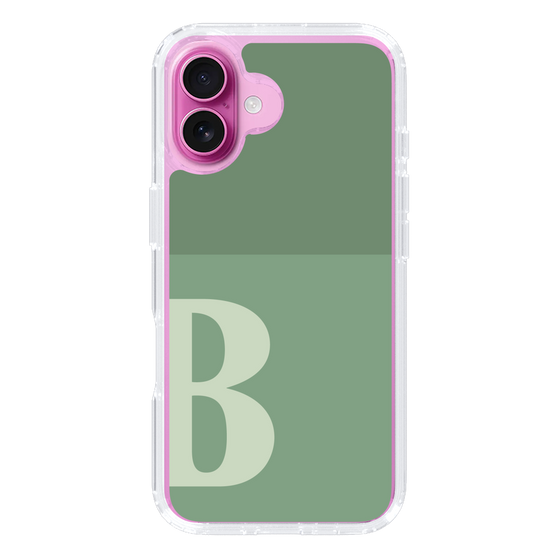 Slim Protection Case［ オリジナル - initial two tone - B green ］