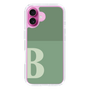 Slim Protection Case［ オリジナル - initial two tone - B green ］