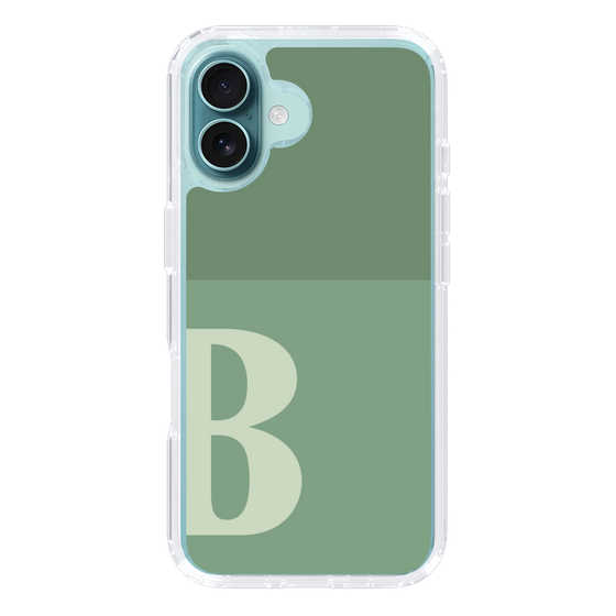 Slim Protection Case［ オリジナル - initial two tone - B green ］