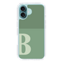 Slim Protection Case［ オリジナル - initial two tone - B green ］