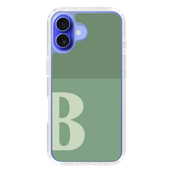 Slim Protection Case［ オリジナル - initial two tone - B green ］