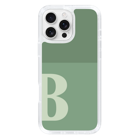 Slim Protection Case［ オリジナル - initial two tone - B green ］