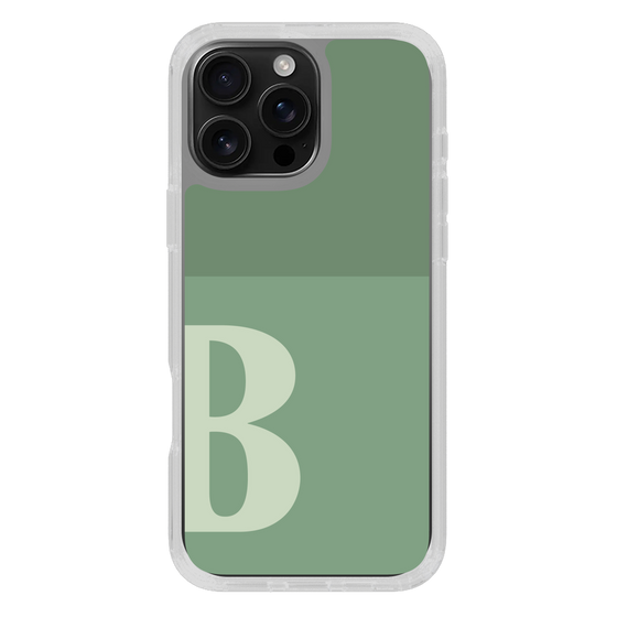 Slim Protection Case［ オリジナル - initial two tone - B green ］