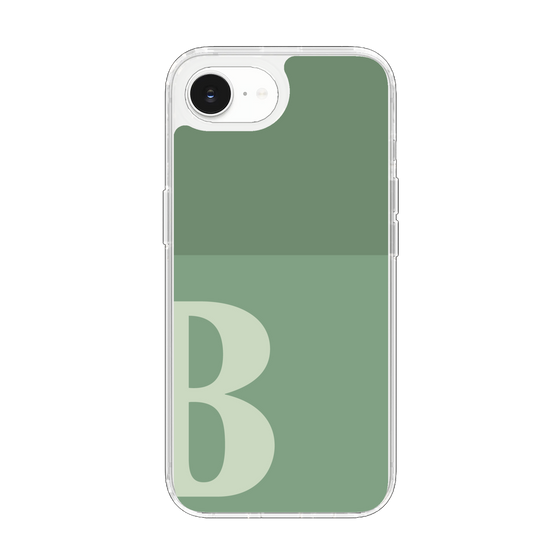 Slim Protection Case［ Original - initial two tone - B green ］