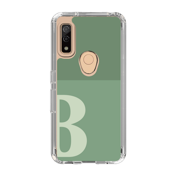 Slim Protection Case［ Original - initial two tone - B green ］