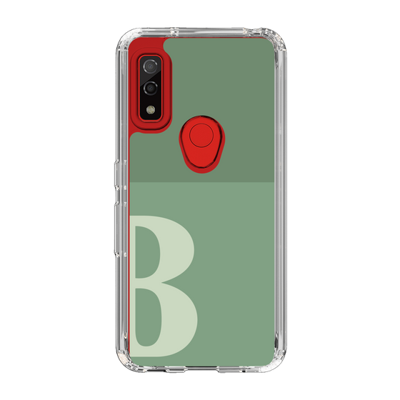 Slim Protection Case［ Original - initial two tone - B green ］