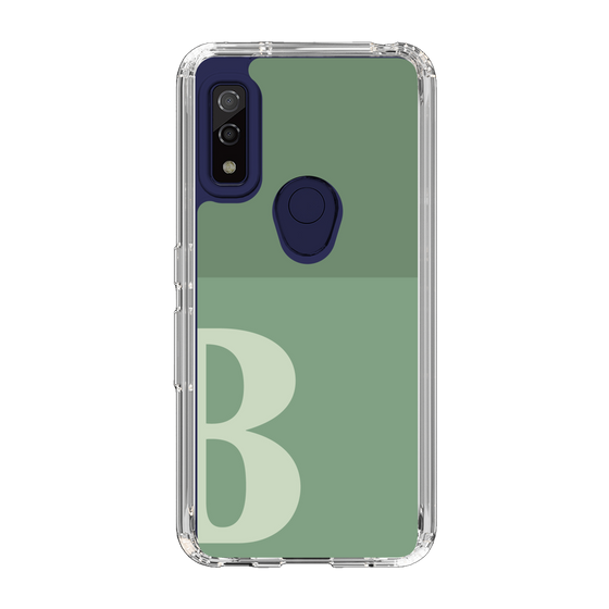 Slim Protection Case［ Original - initial two tone - B green ］