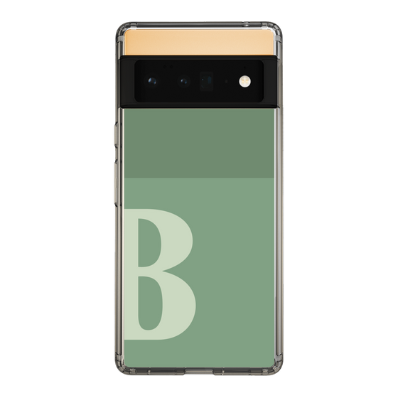 Slim Protection Case［ Original - initial two tone - B green ］