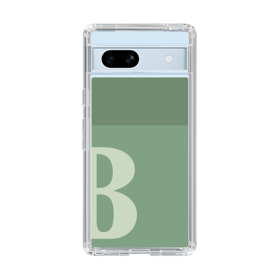 Slim Protection Case［ Original - initial two tone - B green ］