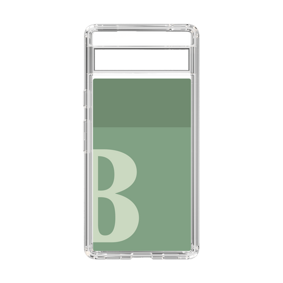 Slim Protection Case［ Original - initial two tone - B green ］