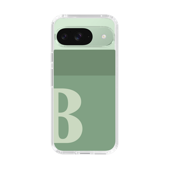 Slim Protection Case［ Original - initial two tone - B green ］