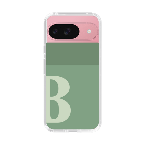 Slim Protection Case［ Original - initial two tone - B green ］