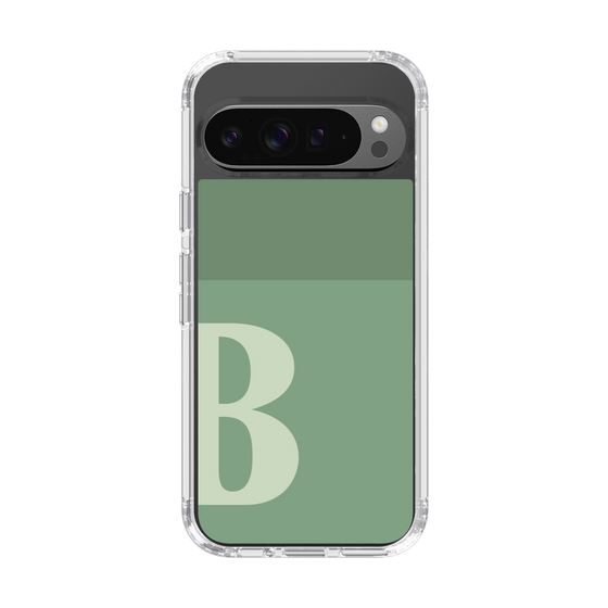 Slim Protection Case［ Original - initial two tone - B green ］
