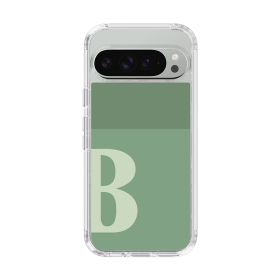 Slim Protection Case［ Original - initial two tone - B green ］