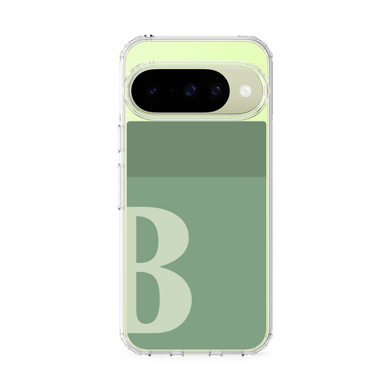 Slim Protection Case［ Original - initial two tone - B green ］