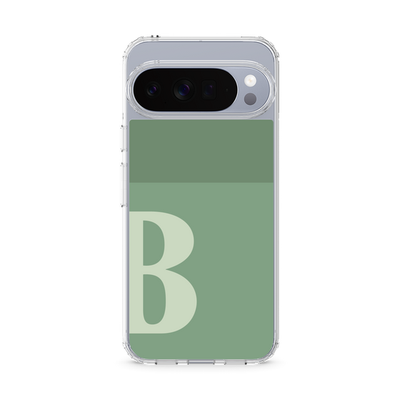 Slim Protection Case［ Original - initial two tone - B green ］