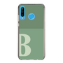 Slim Protection Case［ Original - initial two tone - B green ］