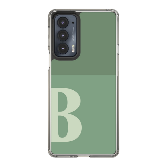 Slim Protection Case［ Original - initial two tone - B green ］